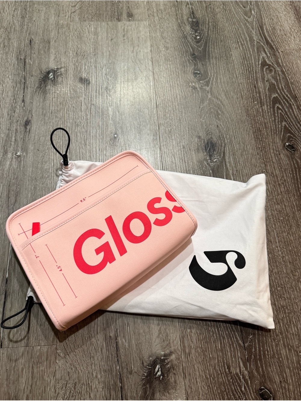 NWT Glossier beauty bag